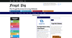 Desktop Screenshot of frugalpig.com